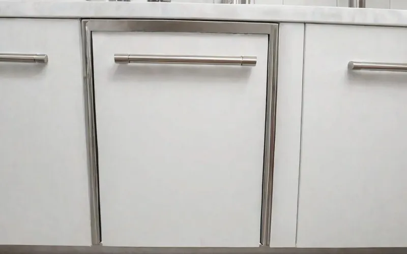 corner base cabinet with soft-close drawers and T-bar handles