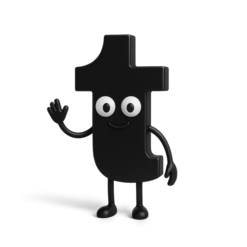 Ted, the workshop mascot, waving.