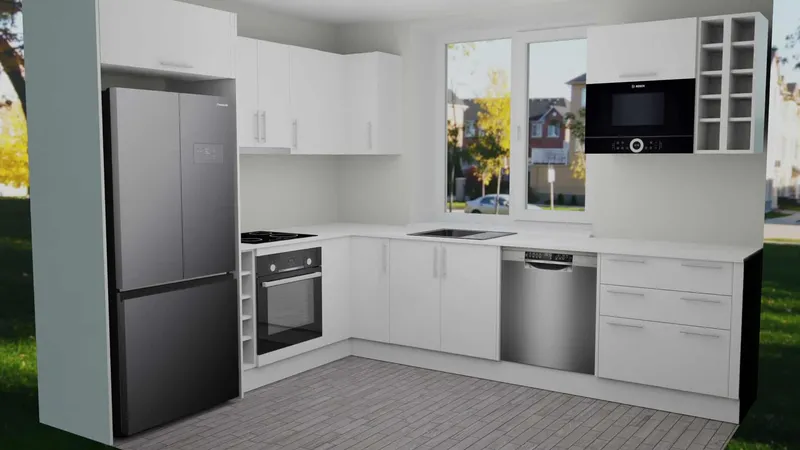 The Glass and Half complete kitchen 3000mm