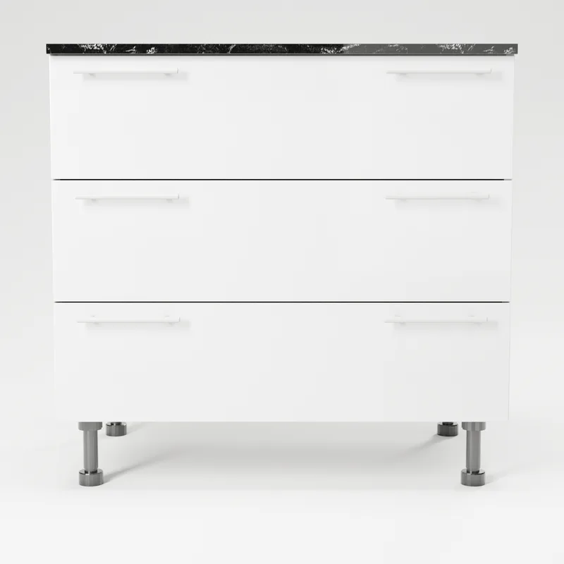 drawer-base-cabinets D900-3E — front view