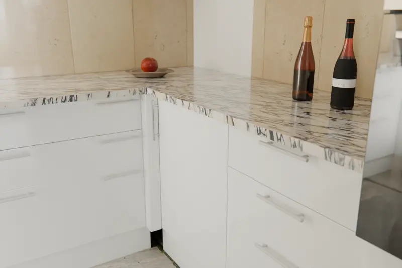 Kitchen cabinetry on display