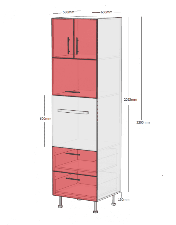 oven tower 600mm no microwave