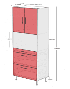 oven tower 900mm 480mm