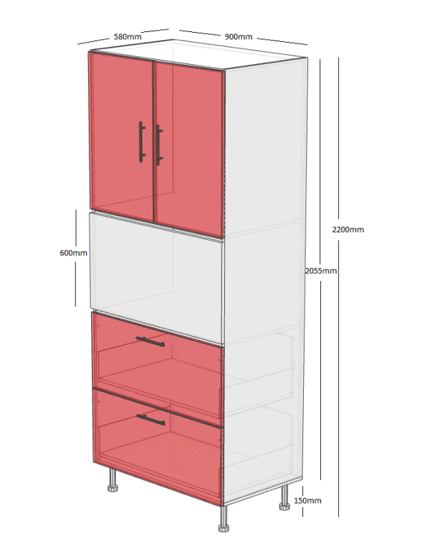 oven tower 900mm 600mm