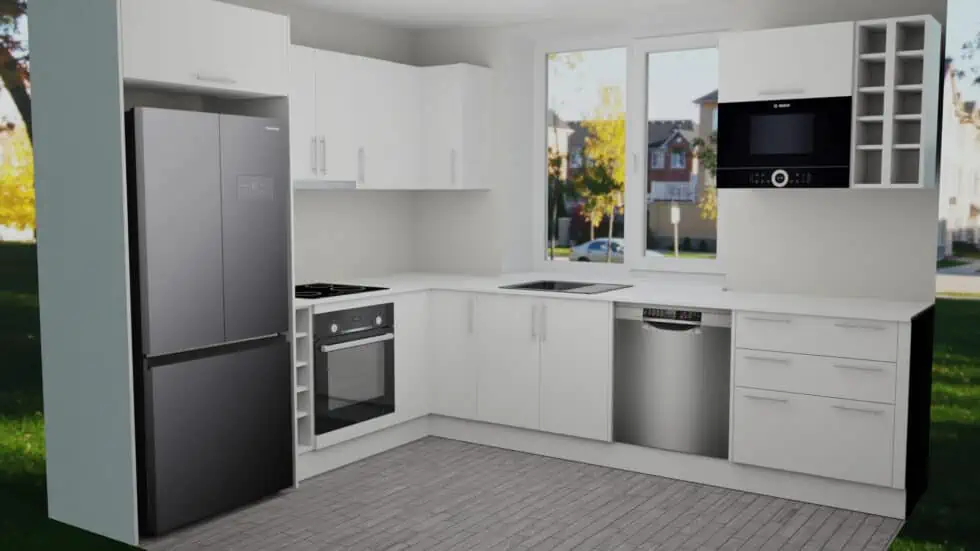 The Glass and Half complete kitchen 3000mm